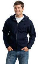 Jerzees Adult Unisex Super Sweats NuBlend Fleece Full-Zip Hooded Sweatshirt